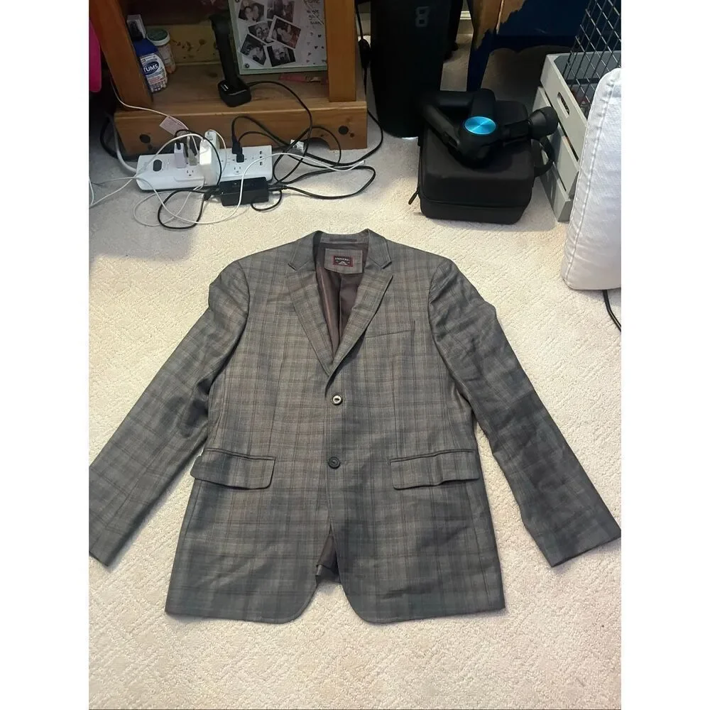 UNTUCKit Men’s 100% Wool Sportscoat